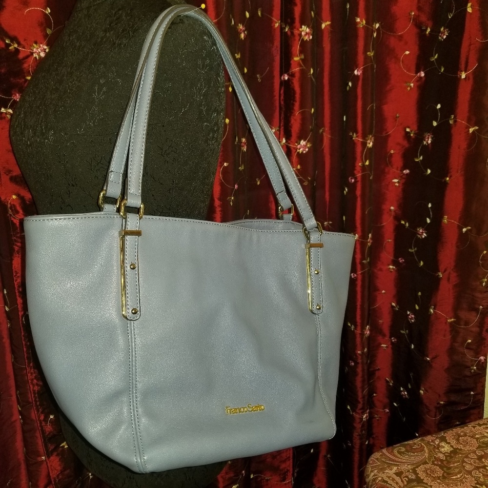 FRANCO SARTO Blue Shoulder Bag EUC